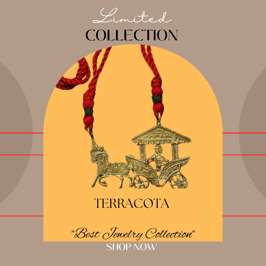 Embrace Heritage: The Dhokra Chariot Necklace from Our Limited Collection