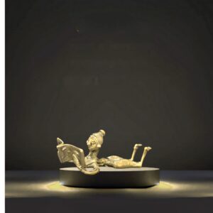 The Storyteller – Dhokra Brass Figurine