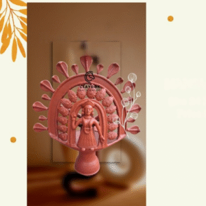 Terracotta Monosar Jhapi – Handcrafted Manasa Devi Figurine