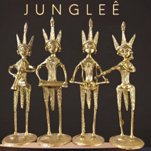 "Junglee" Tribal Brass Figurine (Dhokra Art)