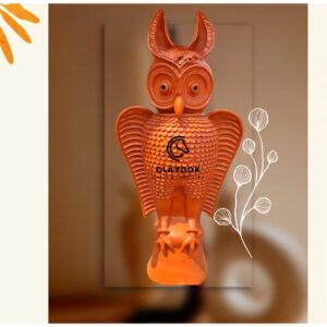 Terracotta Pecha – Handcrafted Owl Sculpture (1ft & 2ft) by Claydok