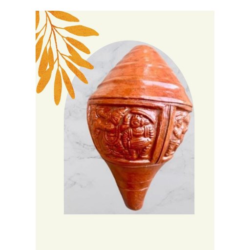 Terracotta Shankha – Handcrafted Clay Conch Decor