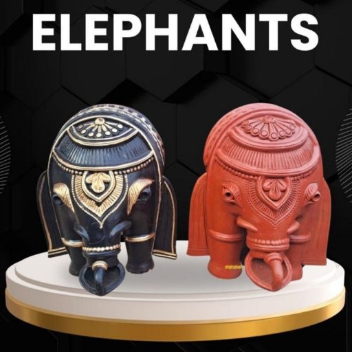 Bonga Hati Elephant Sculpture